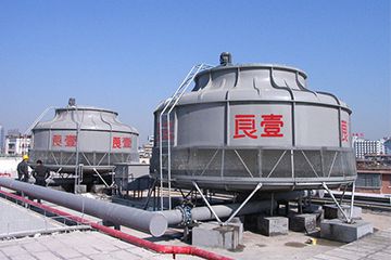 圓形逆流式玻璃鋼冷卻塔原理與構造